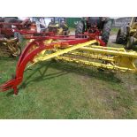 New Holland 256 Side Rake, Painted - Nice (5463)