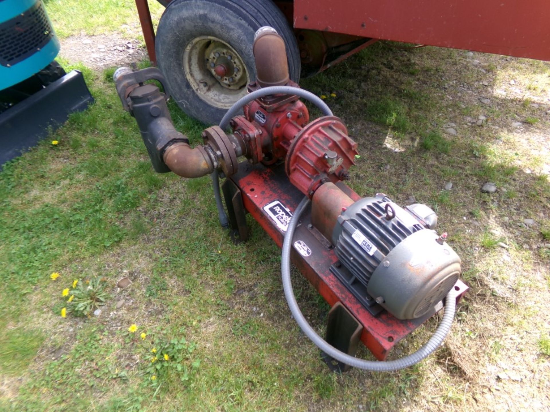 Roper Heavy Duty 3'' Pump, Electric, Red (4390) - Image 2 of 2