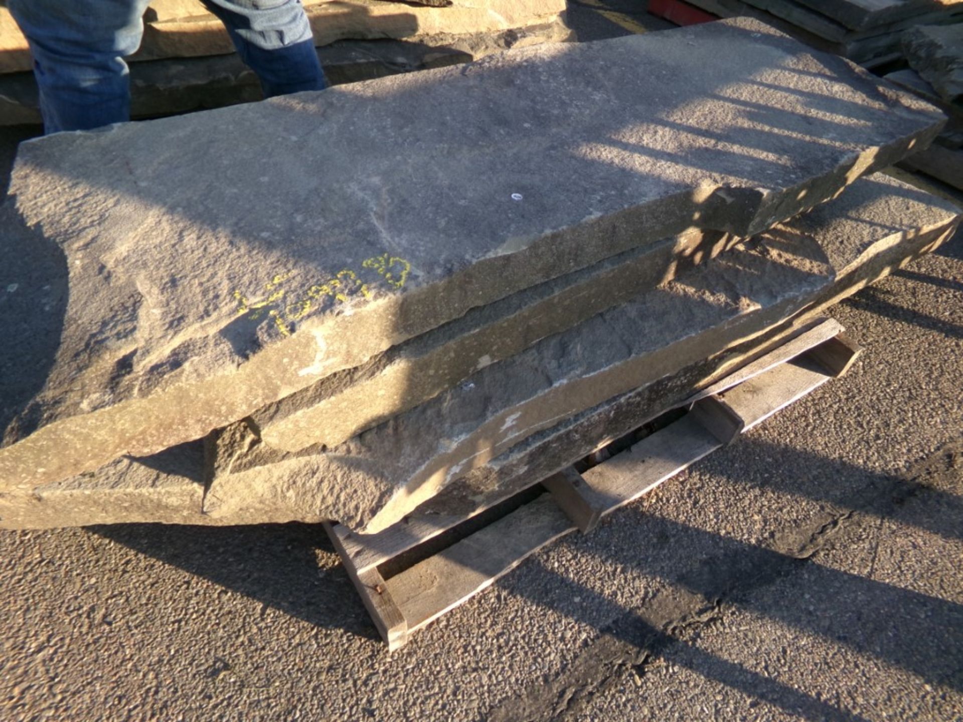 Pallet with (4) Pcs. 4'' Thick Natural Cleft Landscape Stone (5373)