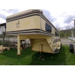 1993 Bee Trailers 4-Place Stock Trailer, Tandem Axle, Tan, Vin# 1B920HGC6P1277240 - HAVE TITLE (