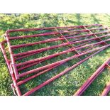 New 14' Red Livestock Gate (5303), New 14' Red Livestock Gate (5304)