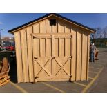 10 x 10 Board and Batten Shed, Unfinished, Amish Built (5460)