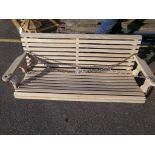 Unfinished Amish Made 5' Roll Back Porch Swing (4483)