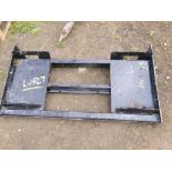 Skid Steer Pallet Frame - NO FORKS (5948)