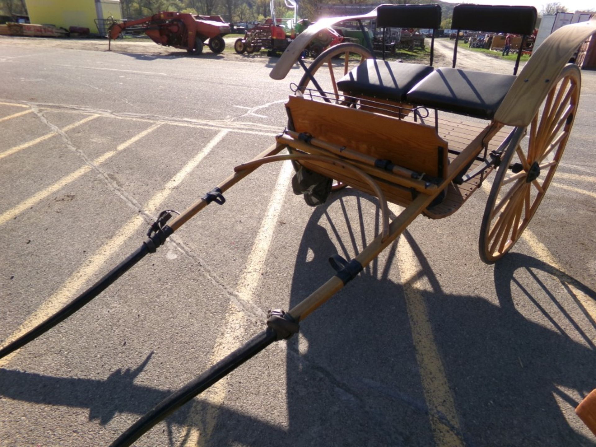 Meadow Brook Horse Drawn Cart with Harness, Very Nice Condition (5835) - Image 3 of 3