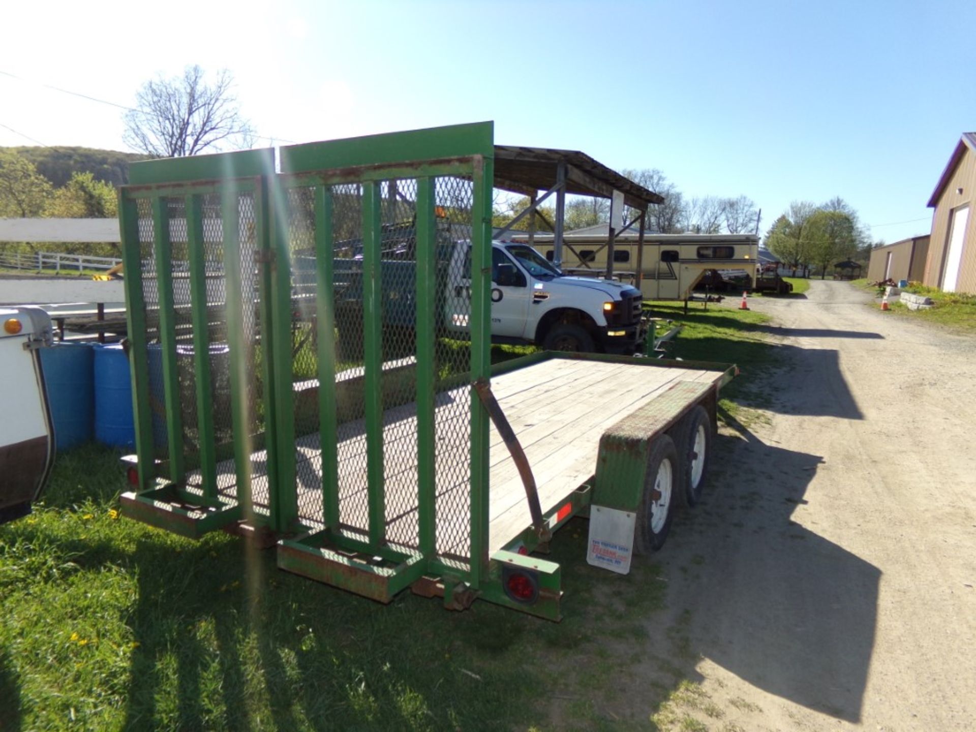 2018 Cross Country 3HD16 Light Equipment Trailer, Tandem Axle, Drop Down Gate, 8050 LB. GVW, Vin # - Image 3 of 3