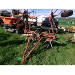 Fahr Agco 4 Star Tedder (6034)