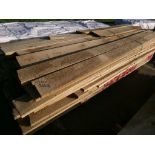 Group of Hardwood & Oak Rough Cut Lumber, Asst. Sizes (6622)