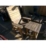 Adirondack Chair and Table (5475)