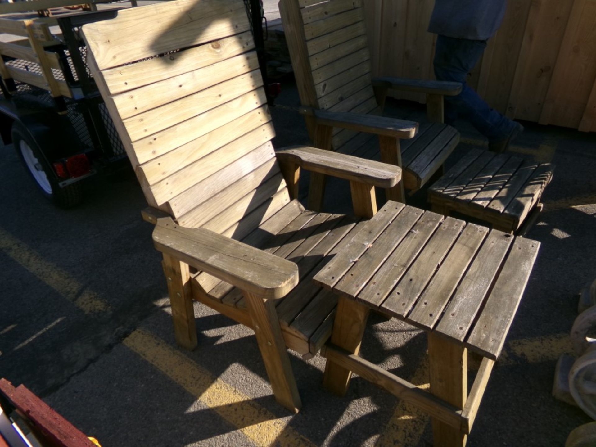 Adirondack Chair and Table (5475)