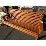 Cedar Stained Amish Made 5' Bench (4552)