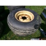 (2) 11L-15 Floatation Tires on 6 Lug Wheels (2 x Bid Price ) (5773)