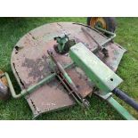 JD 5' Rotary Mower W14795, Rough Condition (4419)