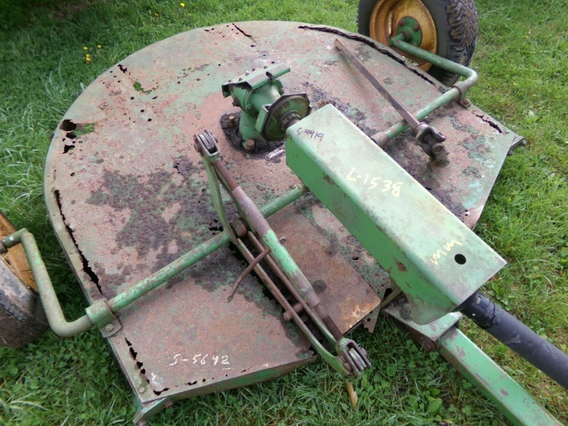 JD 5' Rotary Mower W14795, Rough Condition (4419)