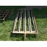 (3) 8' Heavy Steel Gates (3 x Bid Price) (6639)