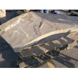 (6) Pcs. of 3'' Varying Thickness Natural Cleft Landscape Stone(5376)