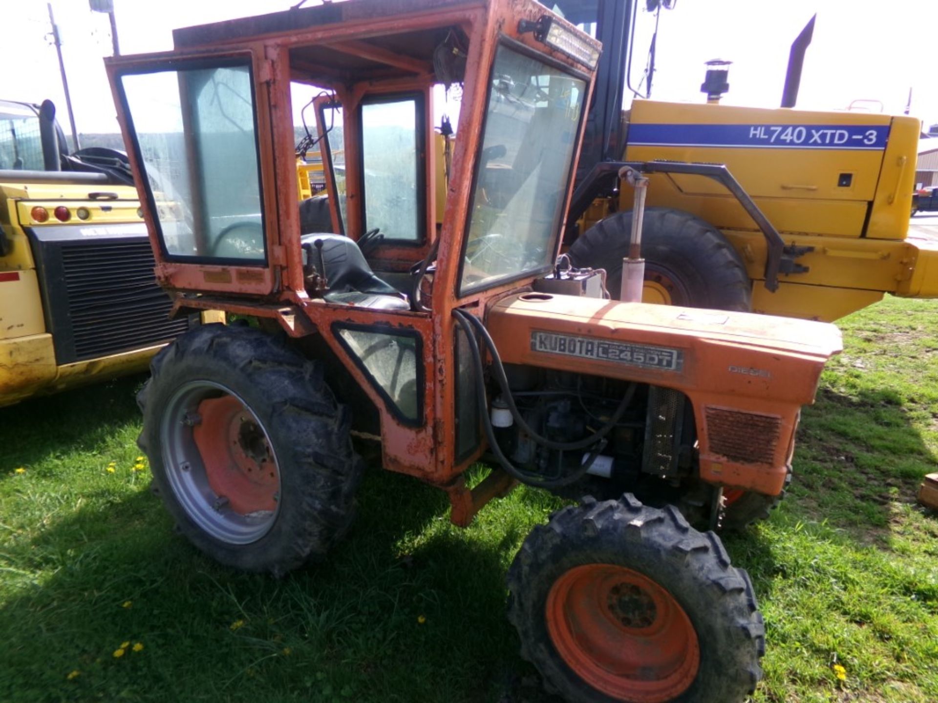 Kubota L245DT 4 WD Compact Tractor with Cab, PTO, 3 PT Hitch, Single Rear Hydraulics, Runs Fine - Image 2 of 2