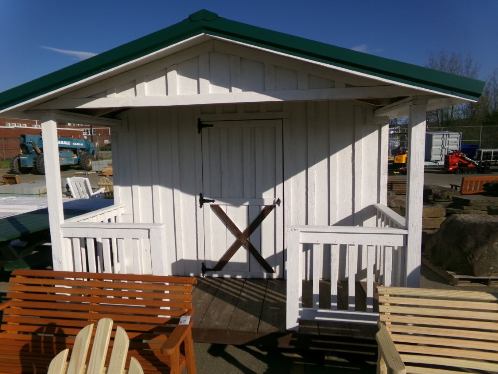 10' x 12' Playhouse Cabin with 4' Porch (5733)