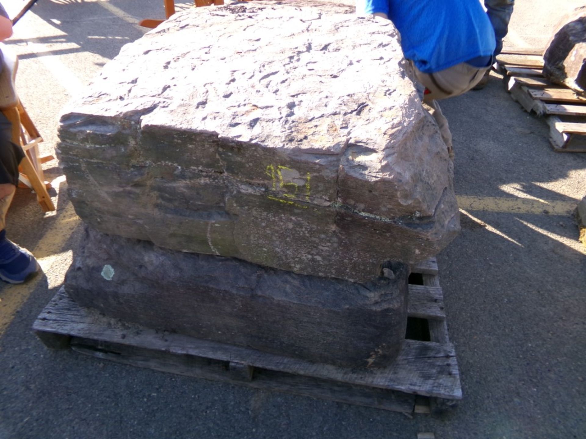 Pallet of (2) Large Landscape Boulders (4780)