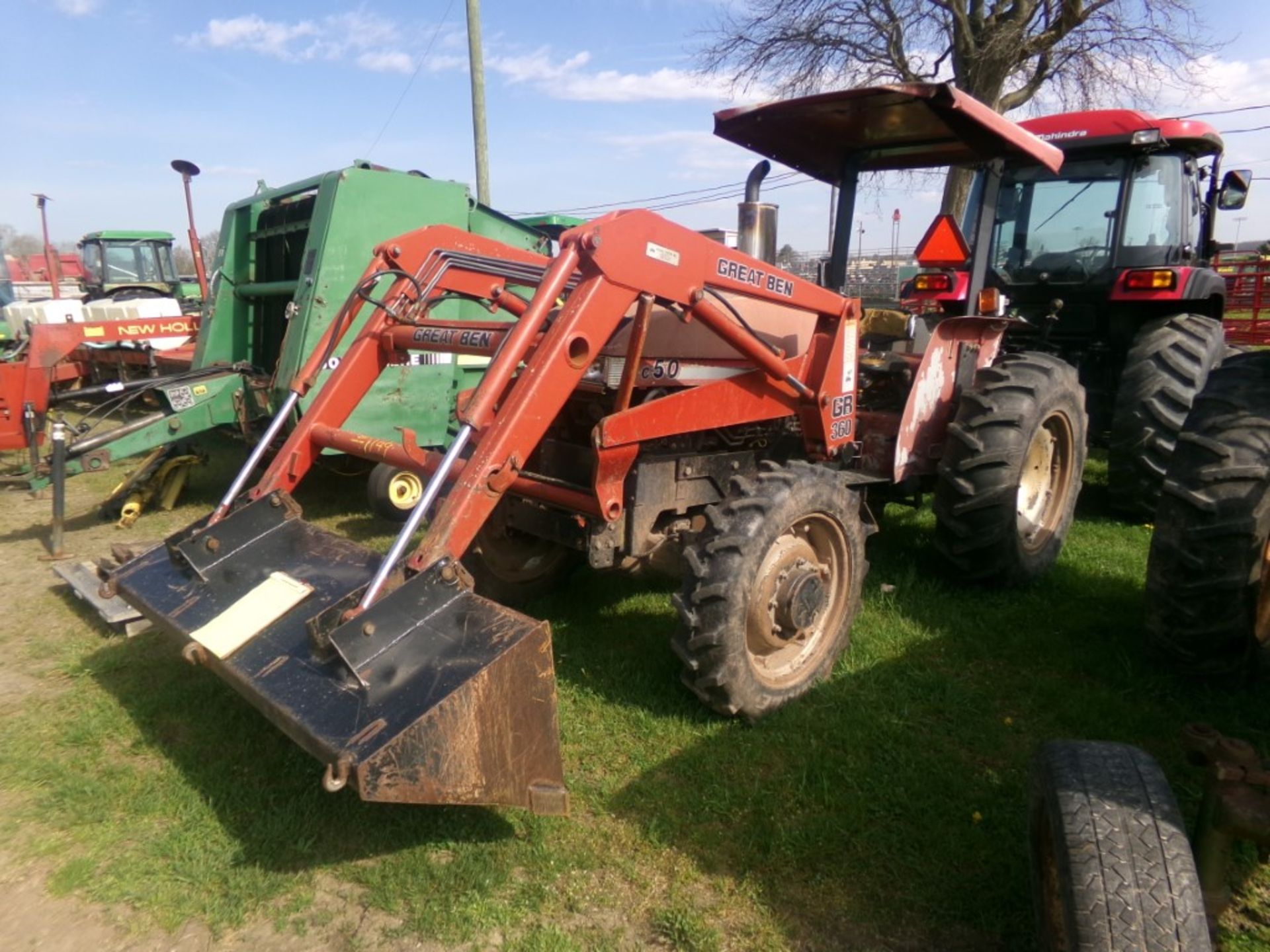 Case IH C-50 Tractor with Great Bend 300 Loader, 4 WD, NOT RUNNING-NEEDS WORK (4366)
