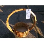 Light Stained Amish Made Hanging Planter (4563)