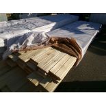 (96) Unfinished Pine 1'' x 8'' x 12' + 16' Lengths - (48) 12', (48) 16', Sold by the Board (96 x Bid