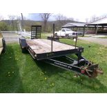 2016 Cross Country 18' Equipment Trailer, Tandem Axle, 18,400 GVW, Vin.# 431FS1826G1000536 - HAVE