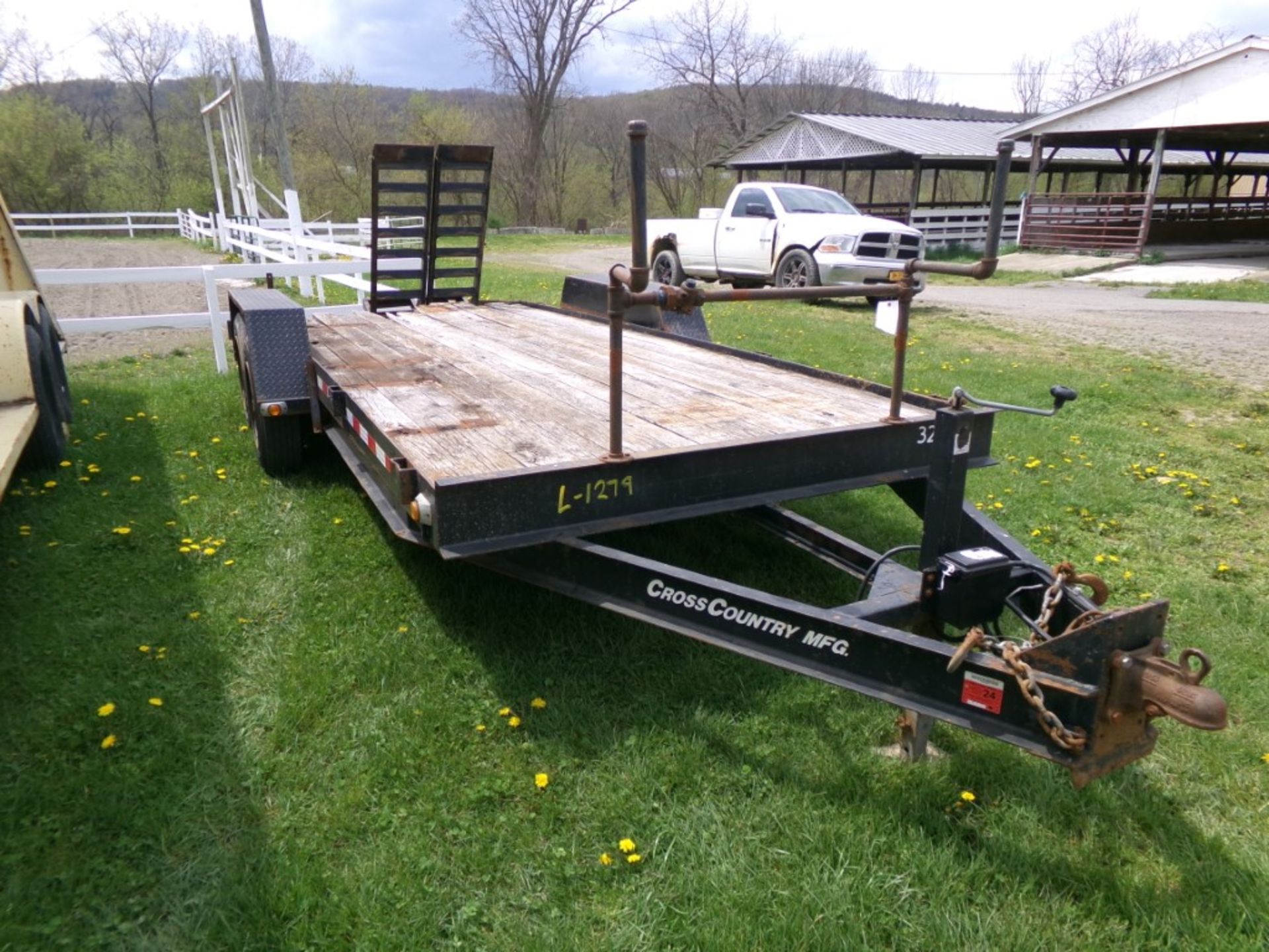 2016 Cross Country 18' Equipment Trailer, Tandem Axle, 18,400 GVW, Vin.# 431FS1826G1000536 - HAVE