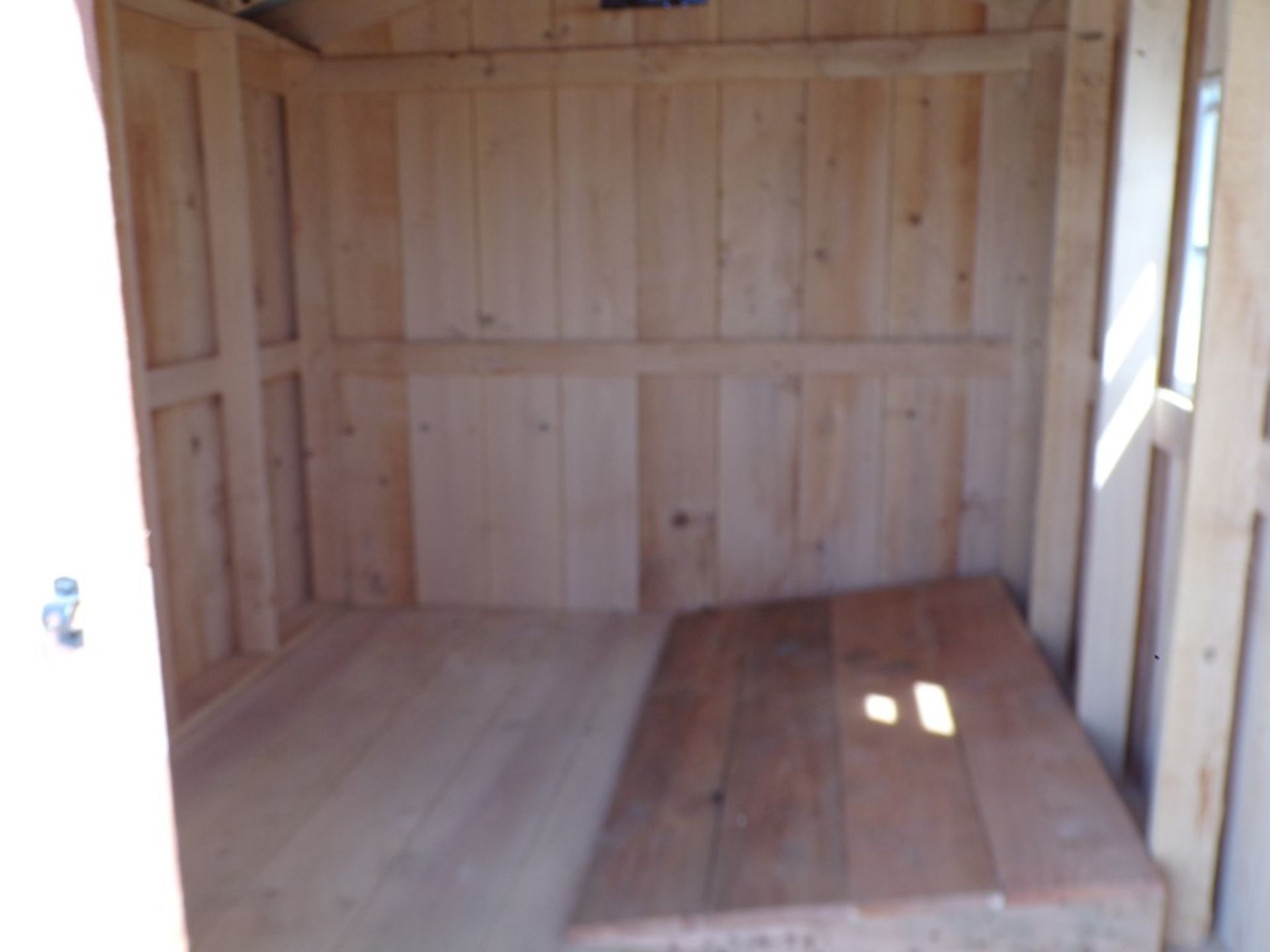 2 Toned Stained 8' x 10' Amish Built Shed (6122) - Image 3 of 3