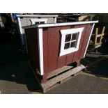 Red Hand Built Chicken Coop (5515)