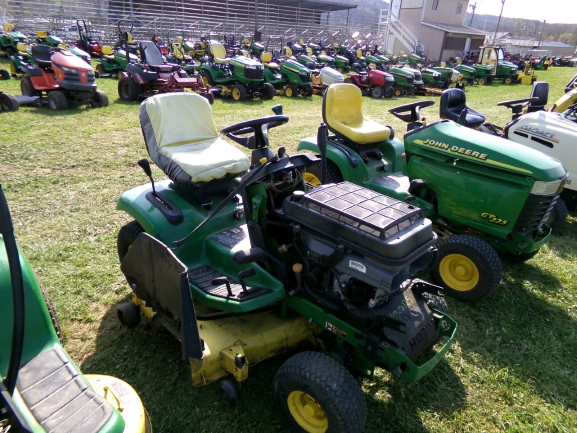 John Deere LX279 Garden Tractor w/ 54'' Deck, NO HOOD, Hyd. Drive, Kawi 17Hp Water Cooled Eng., S/ - Image 2 of 2