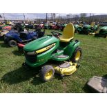 John Deere X540 54'' Deck Bagger Cart with Kawasaki V-Twin, 447 Hrs. Ser # 080649 (5316)