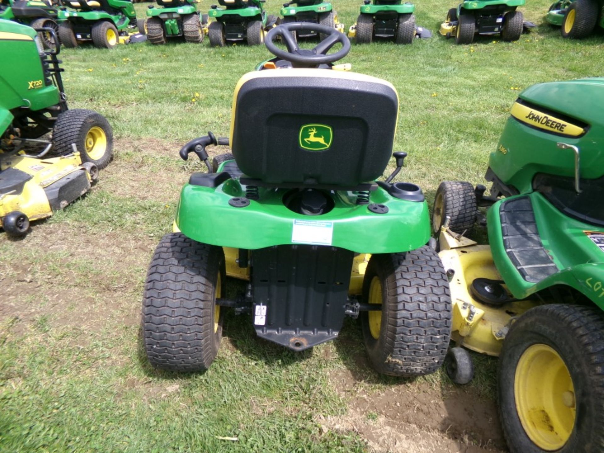 John Deere E100 Riding Mower w/42'' Deck, 19.5 Hp. Engine, 68 Hours, s/n 114429 (4715) - Image 3 of 3