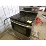 Samsung Electric Stove and a Warehouse Cart (2836)