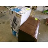 New Kitchen Sink in Box and Roll-Up Cabinet (2839)