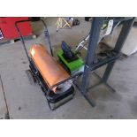 Dyna Glow Kero Heater, Electric Snow Blower and Central Machinery Shop Press (2844)