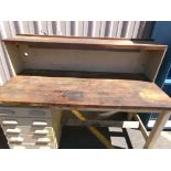 Heavy Maple Topped Work Bench (2698)