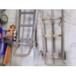 (2) Wooden Hand Trucks (3004)