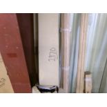 Fiberglass Porch Posts and (2) Groups of Oak Moulding (2970)