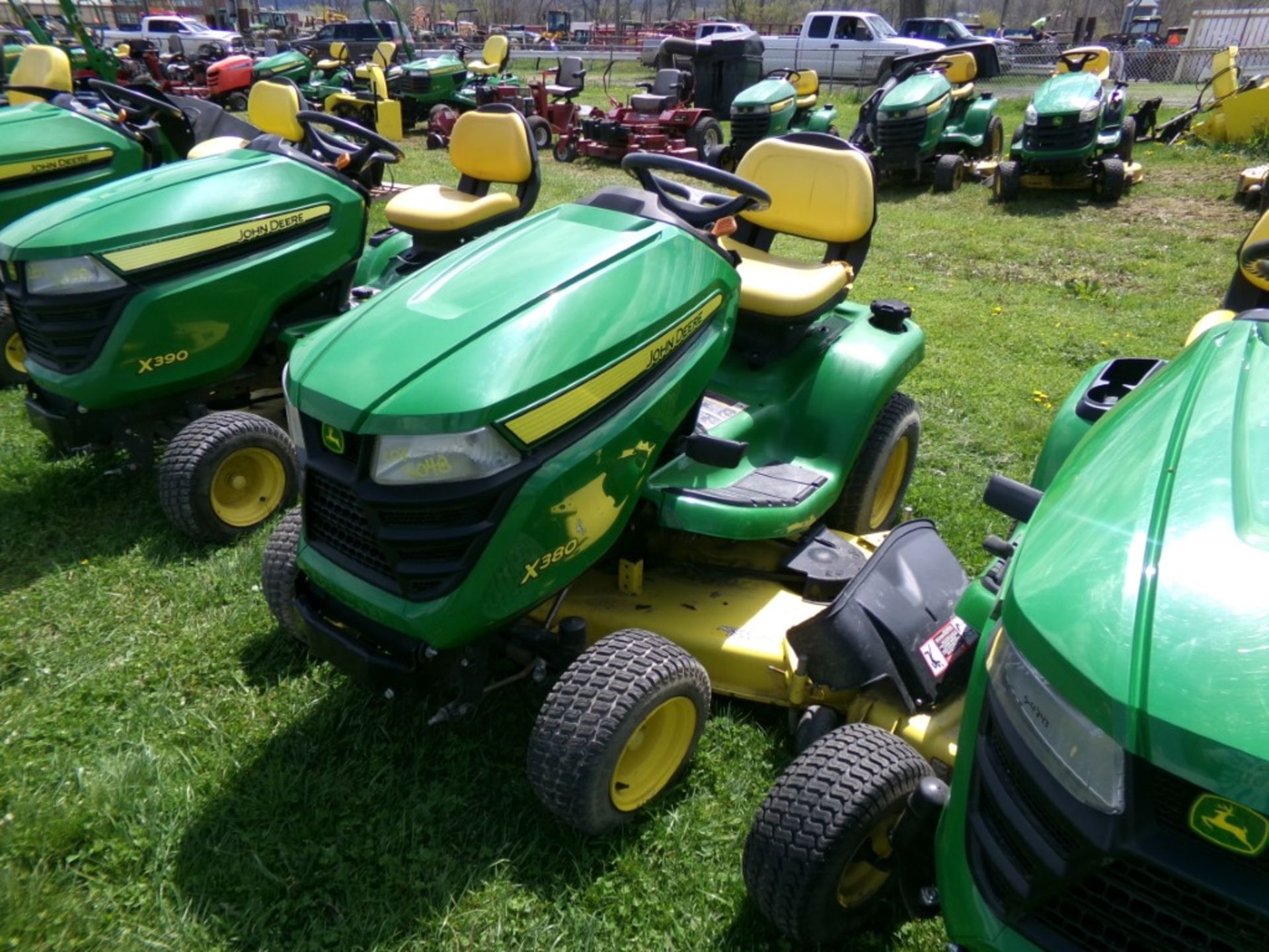 JD X380 Mower w/54'' Accel Deep Deck, 22 HP Kawasaki Eng, 140 Hrs, Ser. 051150 (4744)