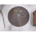 (2) Buzz Saw Blades, (1) Newly Sharpened (3078)