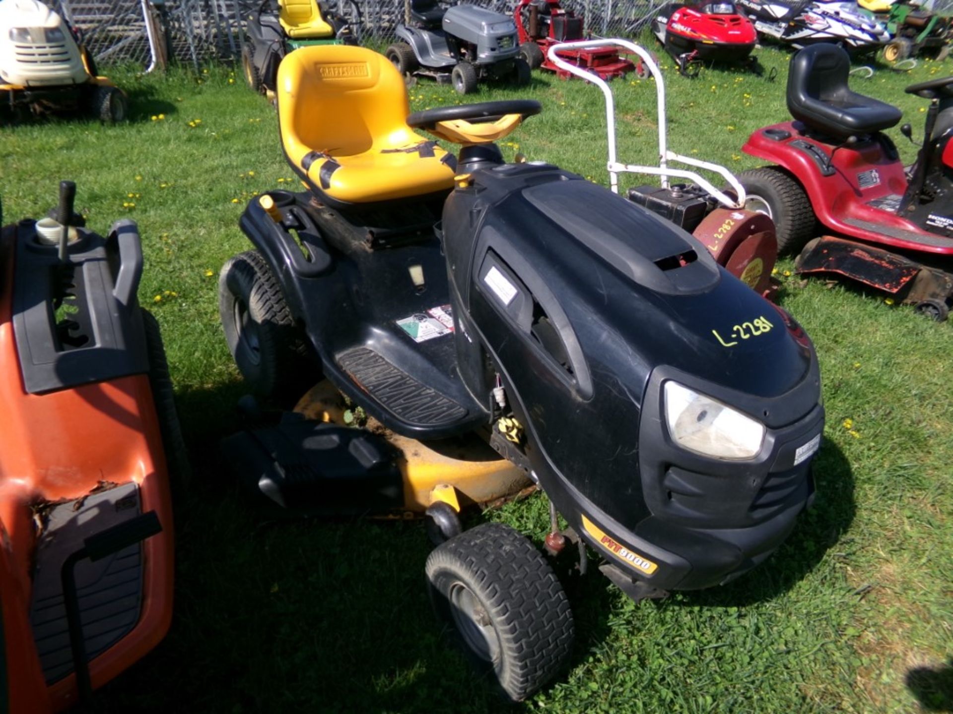 Craftsman PYT9000 with Black and Yellow 42'' Deck, 24 HP, NOT RUNNING (5225)