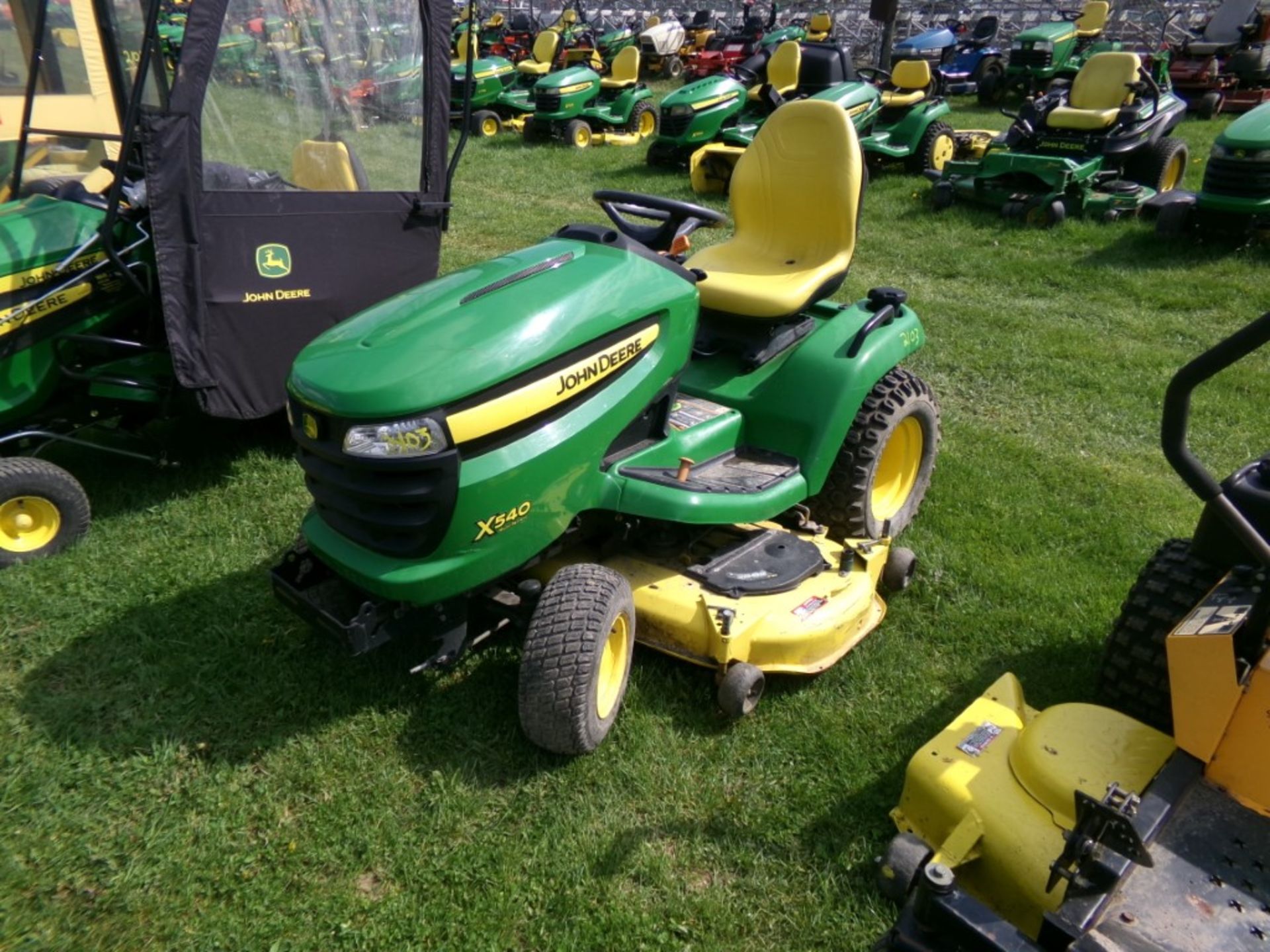 John Deere X540 with 54'' Deck, 26 HP, Hydro, Ser. # 062579, No Meter Reading (5054)