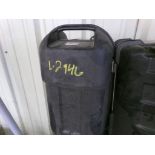 Group Of (6) Gas Cans And (2) Black Golf Club Hard Cases (2946)