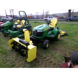 John Deere X730 with 47'' Quick Hitch Snow Blower and 60'' Deck, Hydro, Kawasaki V-Twin Engine,