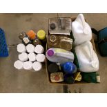 (2) Boxes of Chemicals and Spray Paint f(3036)