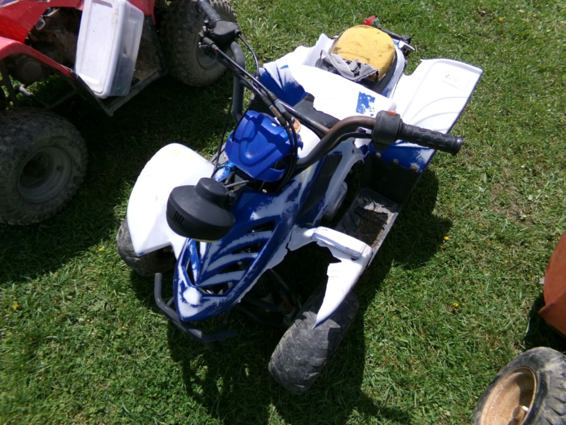 Blue and White No Name Kids ATV (5963)