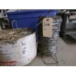 (1) Full Roll and (1) Partial Roll of Barbed Wire Fence (2986)