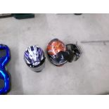 (2) Arctic Cat Helmets with Face Shields (3021)