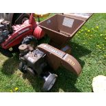 Craftsman Chipper Spreader with 5 HP Engine, Starts, WON'T STAY RUNNING (5839)